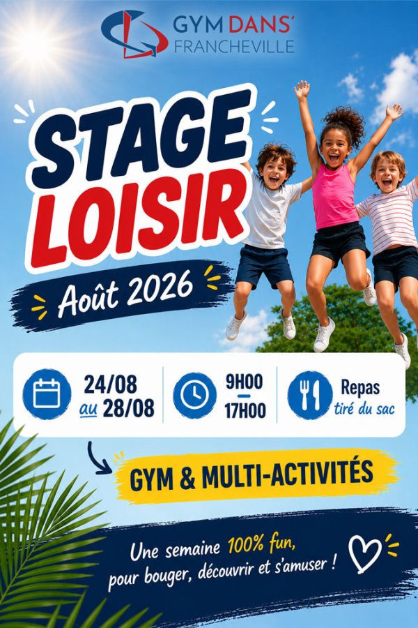 Stage Gym & Multi Activités Août 2026 - Vacances d'Été