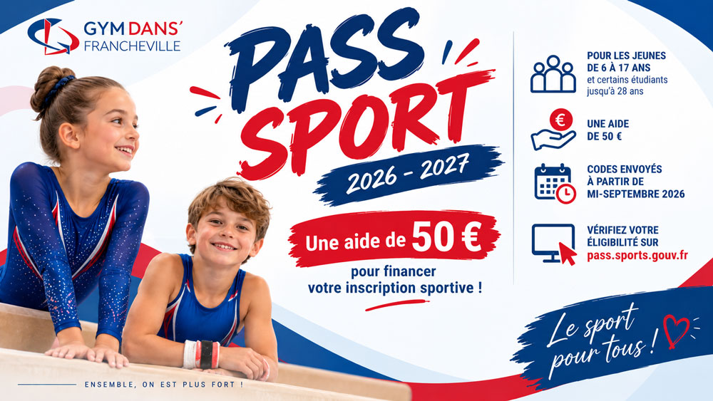 Pass Sport 2026-2027 : une aide de 50 € pour financer l’inscription sportive